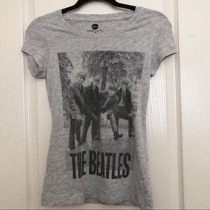 The Beatles Fitted Band Scoopneck Tee Shirt Merch